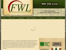 Tablet Screenshot of fontanawholesalelumber.com